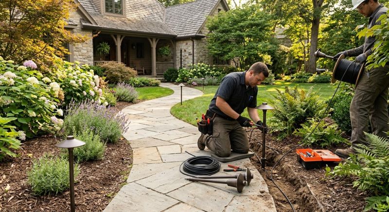 Landscape Lighting Installation in Denver, CO