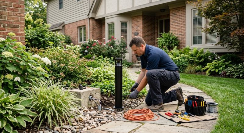 Patio Lights Installation in Kansas City, MO
